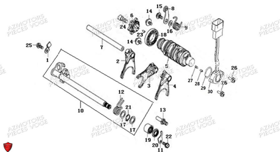 Selection VOGE Pieces VOGE DS525X E5+