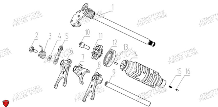 Selection VOGE Pièces Voge DS 625 X EU5+