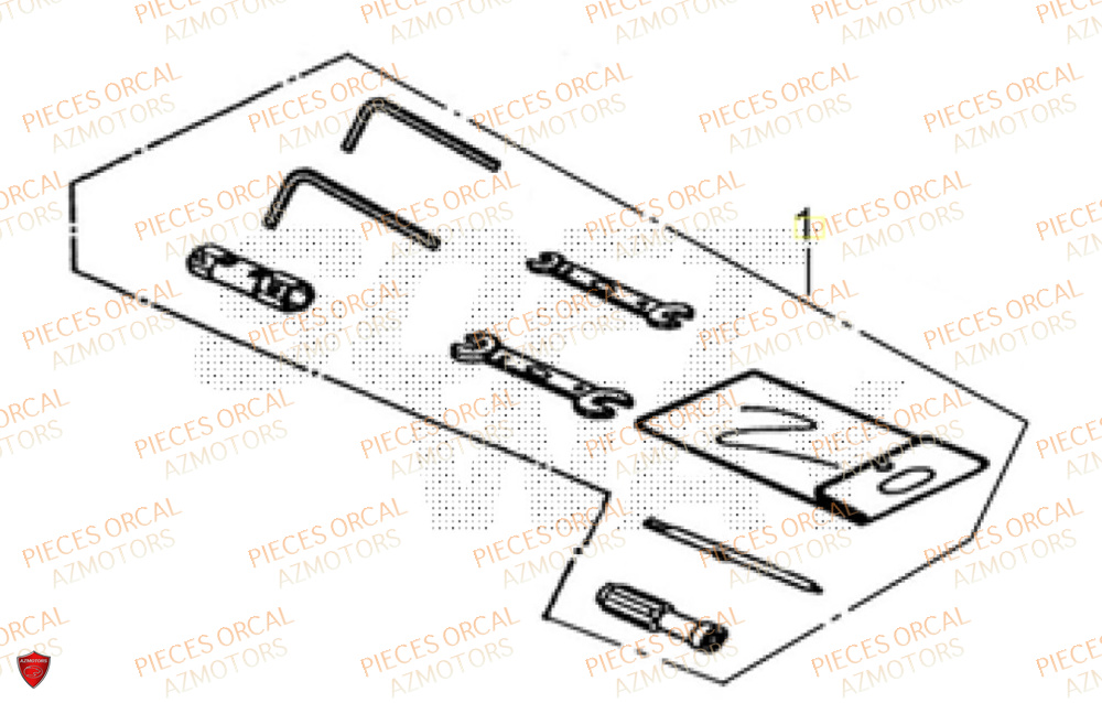 Trousse A Outils ORCAL Pièces ORCAL VOREI 125 Euro5+