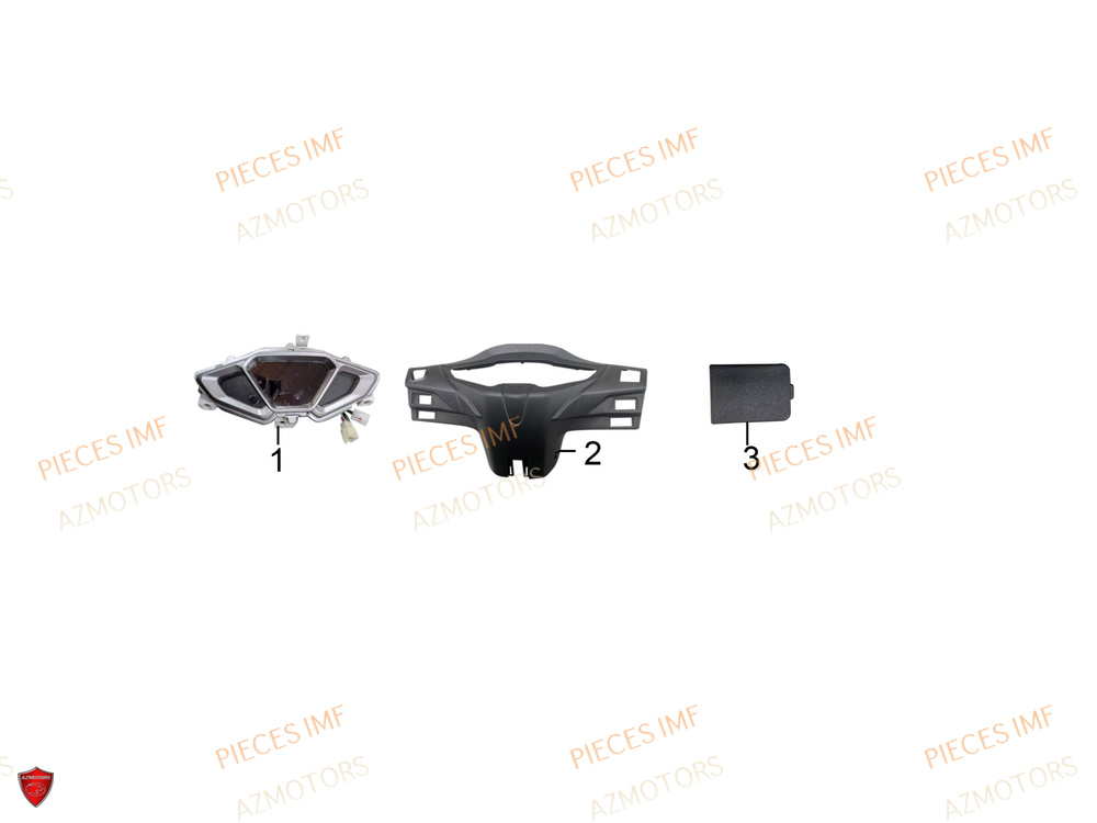 Compteur Et Phare AZMOTORS PIECES WEEK 125 4T EURO 5+
