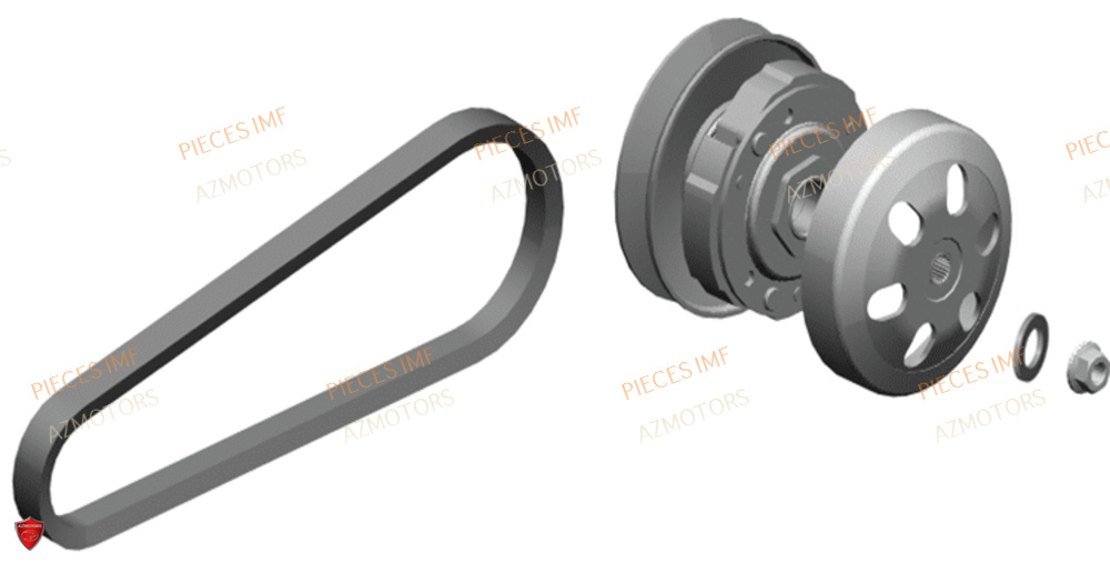 Embrayage AZMOTORS PIECES WEEK 125 4T EURO 5+