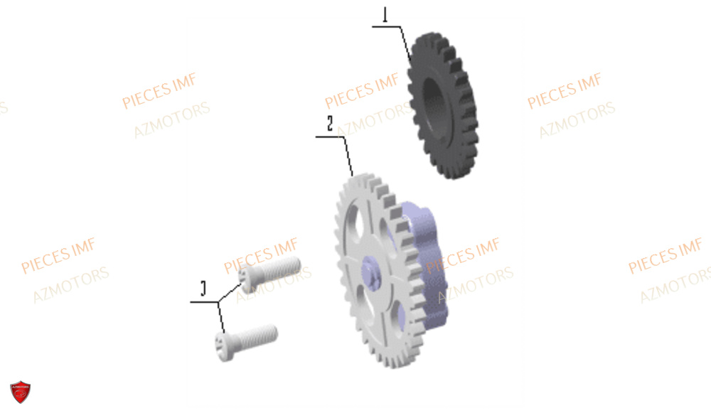 Pompe A Huile AZMOTORS PIECES WEEK 125 4T EURO 5+