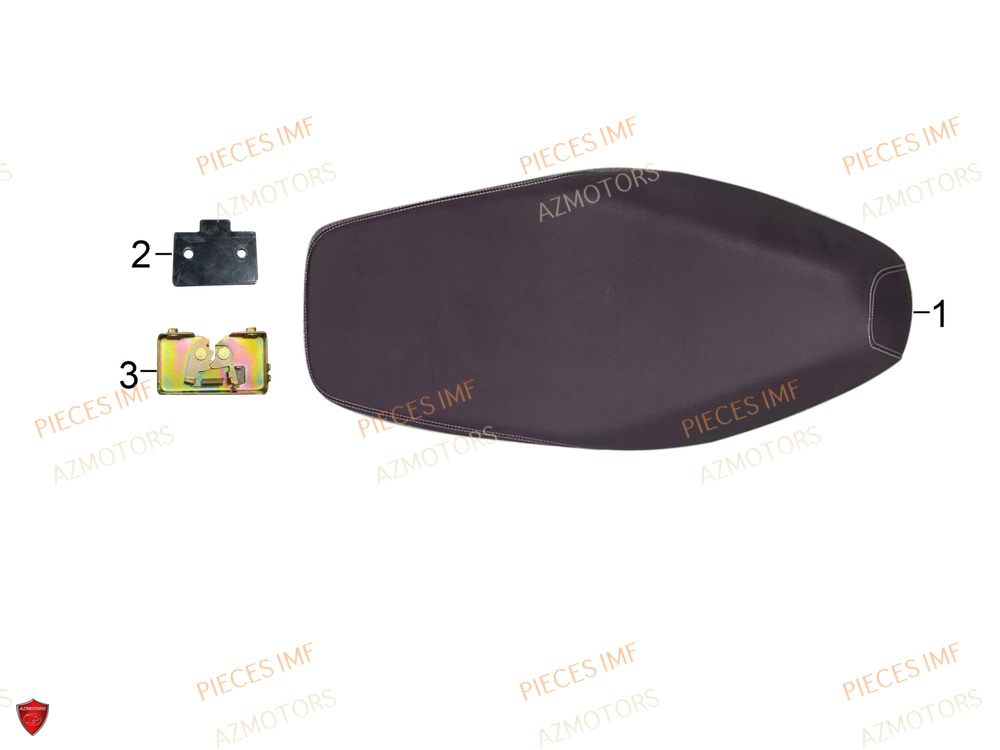 Selle AZMOTORS PIECES WEEK 125 4T EURO 5+