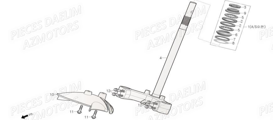 TE DE FOURCHE DAELIM WITTY 50 4T