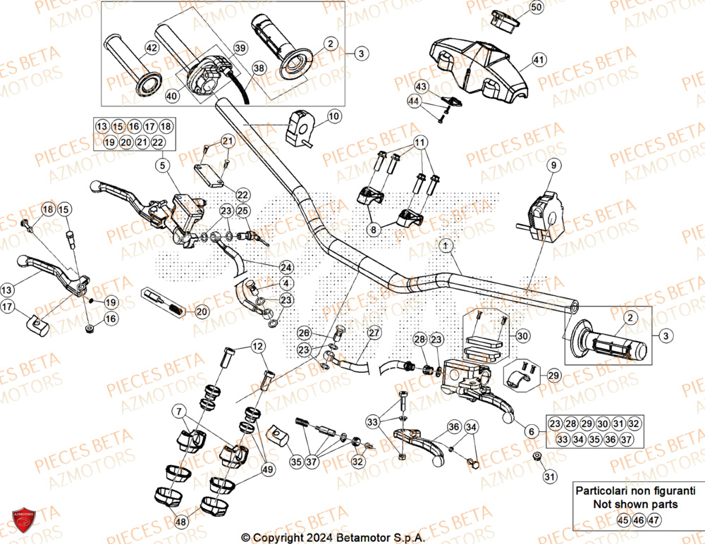 Guidon BETA Pieces Beta RR 200 X-PRO 2T - 2026