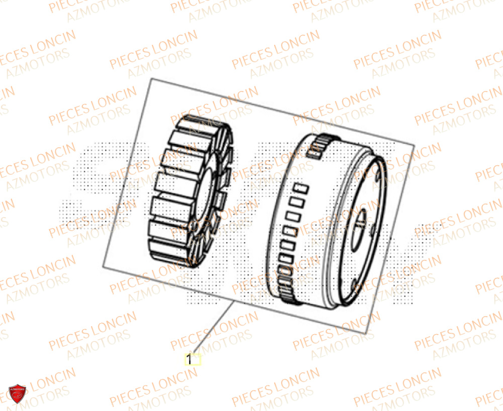 Alternateur LONCIN QUAD LONCIN XWOLF 1000 Euro5