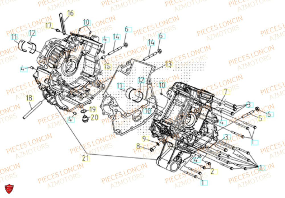 Carter LONCIN QUAD LONCIN XWOLF 1000 Euro5