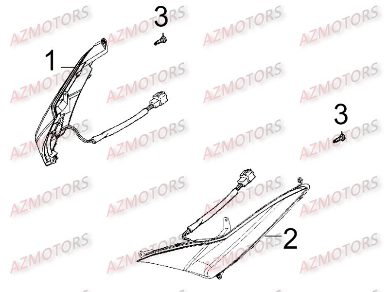 Clignotants Avants KYMCO Pièces Scooter Kymco XCITING 400I 4T EURO III