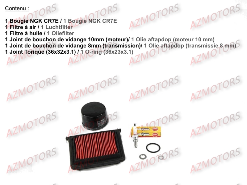 Set Entretien Moteur AZMOTORS 