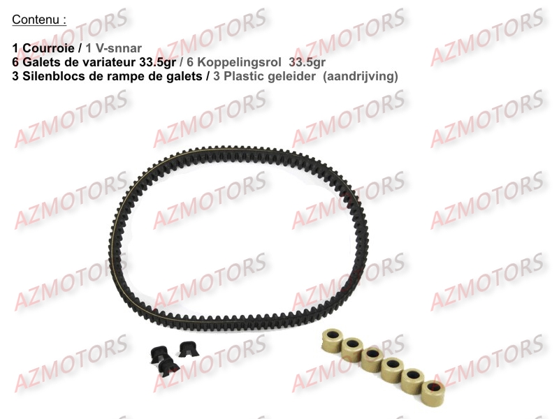 Set Entretien Transmission AZMOTORS 