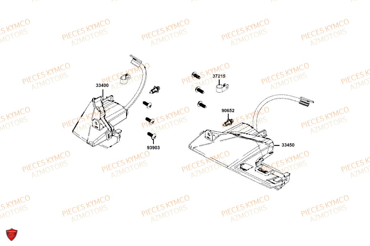 Clignotants KYMCO Pièces Scooter XCITING VS 400 TCS ABS EURO 5 (VSK80EA)