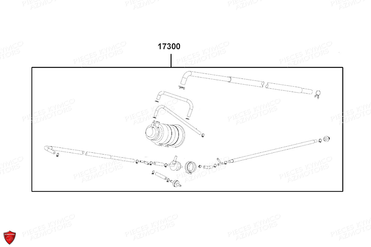 RENIFLARD KYMCO XTOWN 300I ABS E5