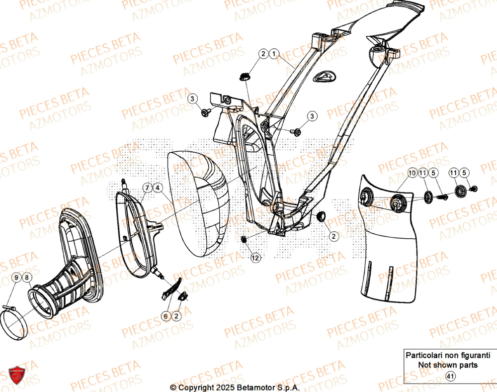 Filtre A Air BETA Pieces BETA ENDURO XTRAINER 300 2T - (2025) EURO5+
