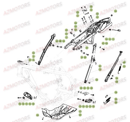 ACCESSOIRES DU CHASSIS pour XTRAINER 250 MY18