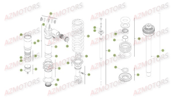 AMMORTISSEUR BETA XTRAINER 250 MY18