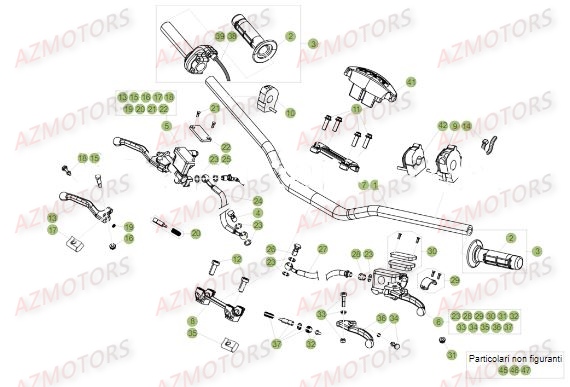 COMMANDES_GUIDON BETA Pièces BETA RR XTRAINER 250 2T - [2018]