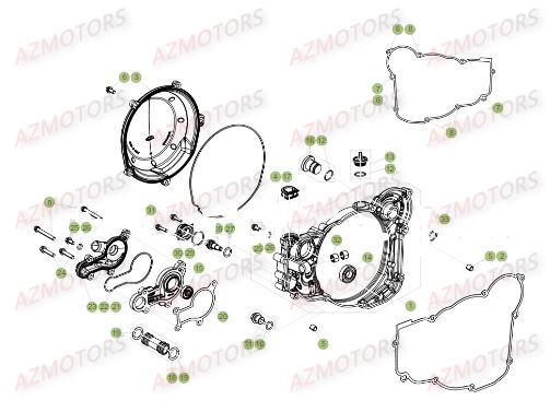 Couvercle D Embrayage BETA Pièces BETA RR XTRAINER 250 2T - [2018]
