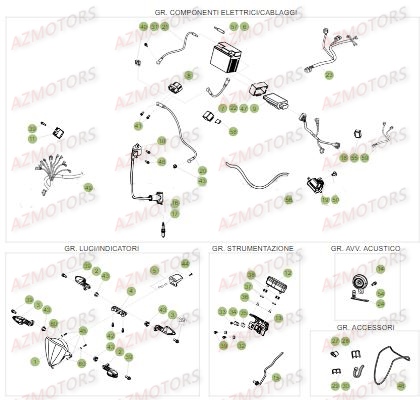 BOUGIE IRIDIO T40352G BETA pour EQUIPEMENT ELECTRIQUE de XTRAINER 250 MY18
