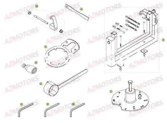 Outils BETA Pièces BETA RR XTRAINER 250 2T - [2018]