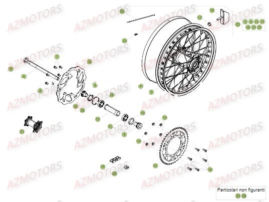 ROUE ARRIERE BETA XTRAINER 250 MY18