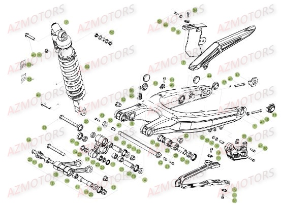 SUSPENSION ARRIERE BETA XTRAINER 250 MY18