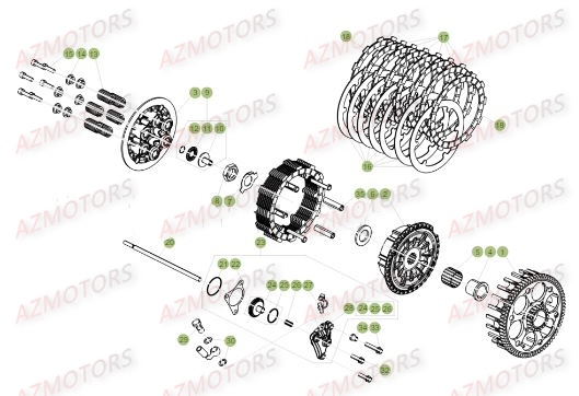 TRANSMISSION BETA Pièces BETA RR XTRAINER 250 2T - [2018]