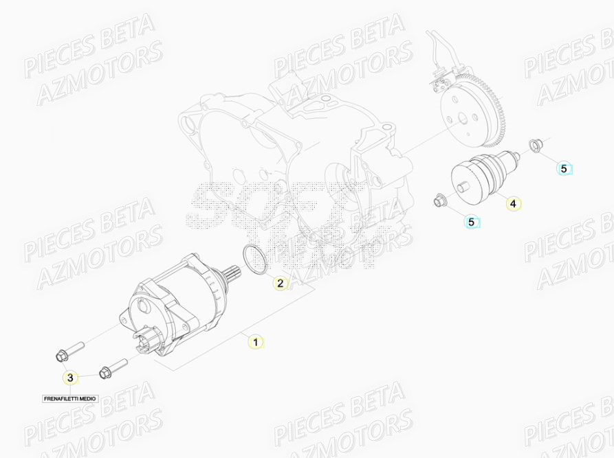 DEMARREUR BETA XTRAINER 250 MY19