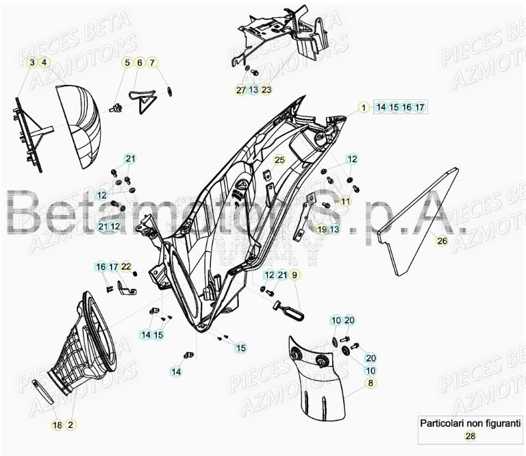 FILTRE_A_AIR BETA Pièces BETA RR XTRAINER 250 2T - [2019]