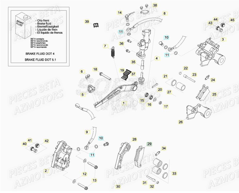 FREINS BETA XTRAINER 250 MY19