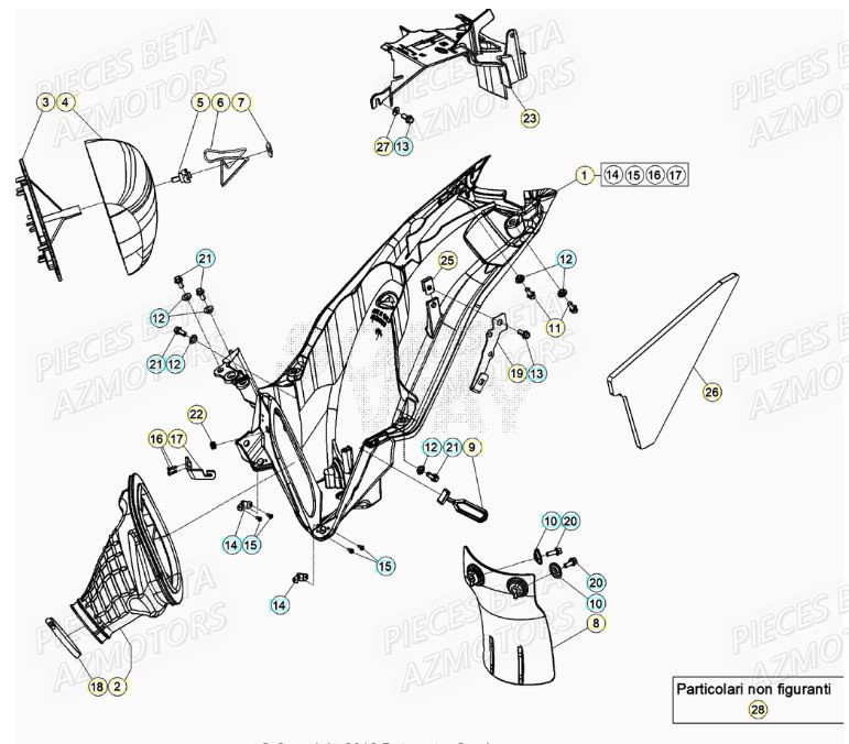 FILTRE_A_AIR BETA Pieces BETA RR 2T 250 - (2020)