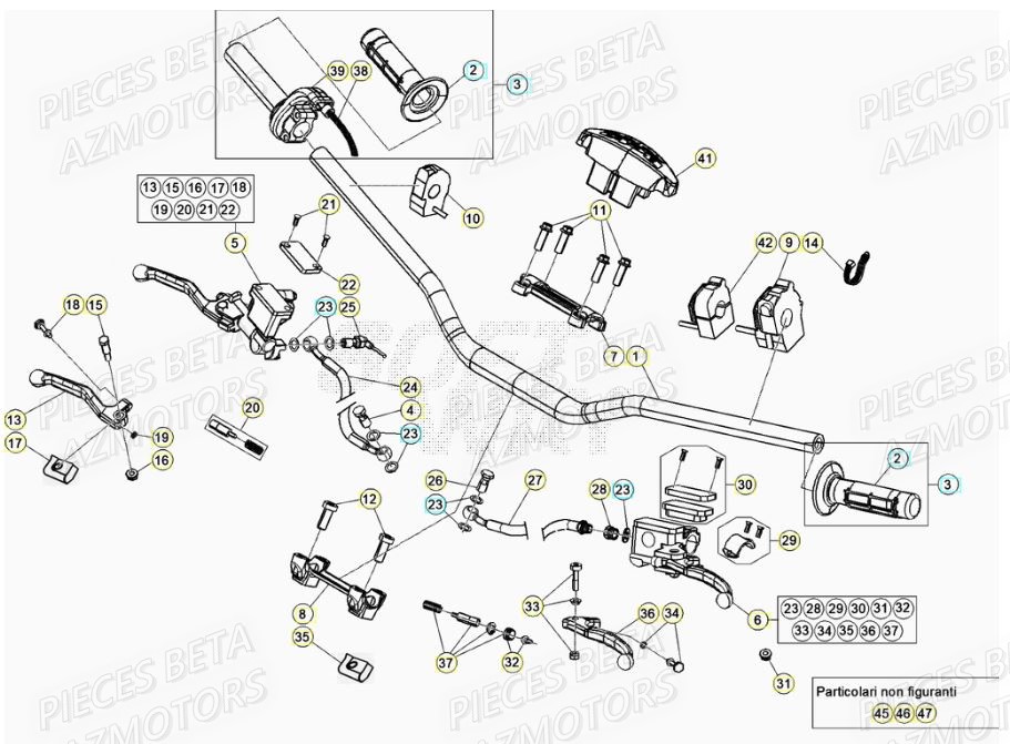 GUIDON BETA Pieces BETA RR 2T 250 - (2020)