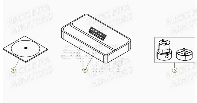 Outils BETA Pieces BETA RR XTRAINER 250 2T - (2020)