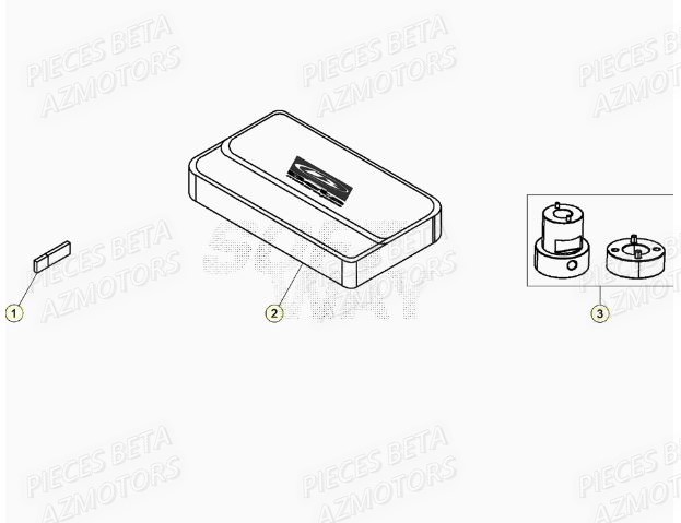 Outils BETA Pieces BETA RR XTRAINER 250 2T - (2021)