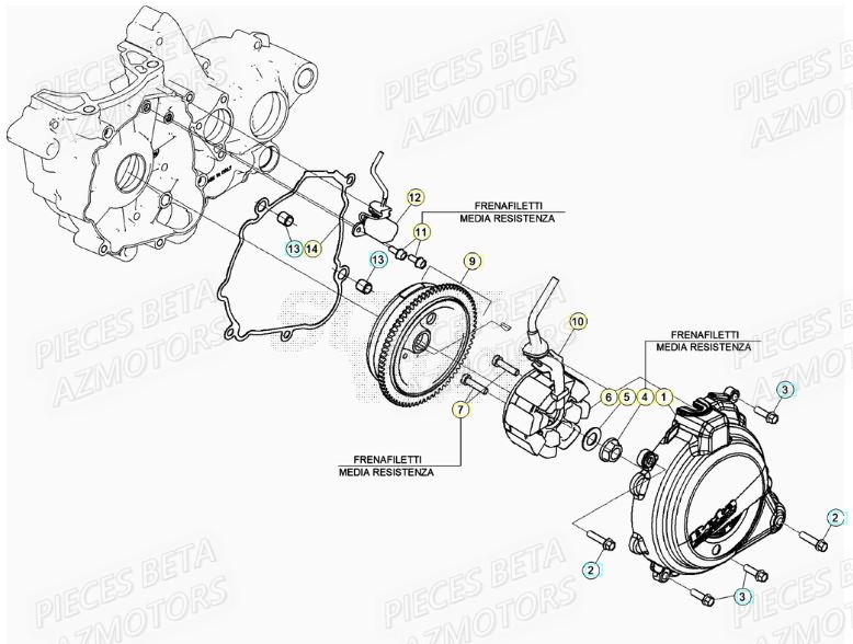 Allumage BETA Pieces BETA RR XTRAINER 250 2T - (2022)