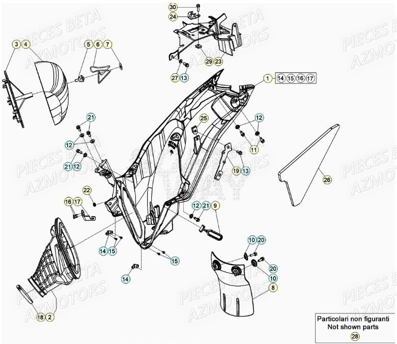 FILTRE A AIR pour XTRAINER 250 MY22