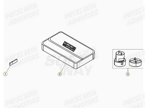 Outils BETA Pieces BETA RR XTRAINER 250 2T - (2022)