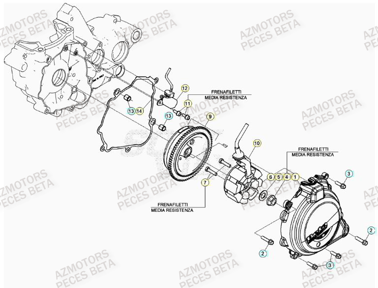 Allumage BETA Pieces BETA RR XTRAINER 250 2T - (2023)