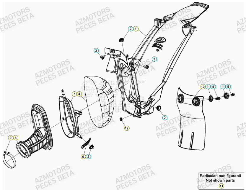 Filtre A Air BETA Pieces BETA RR XTRAINER 250 2T - (2023)