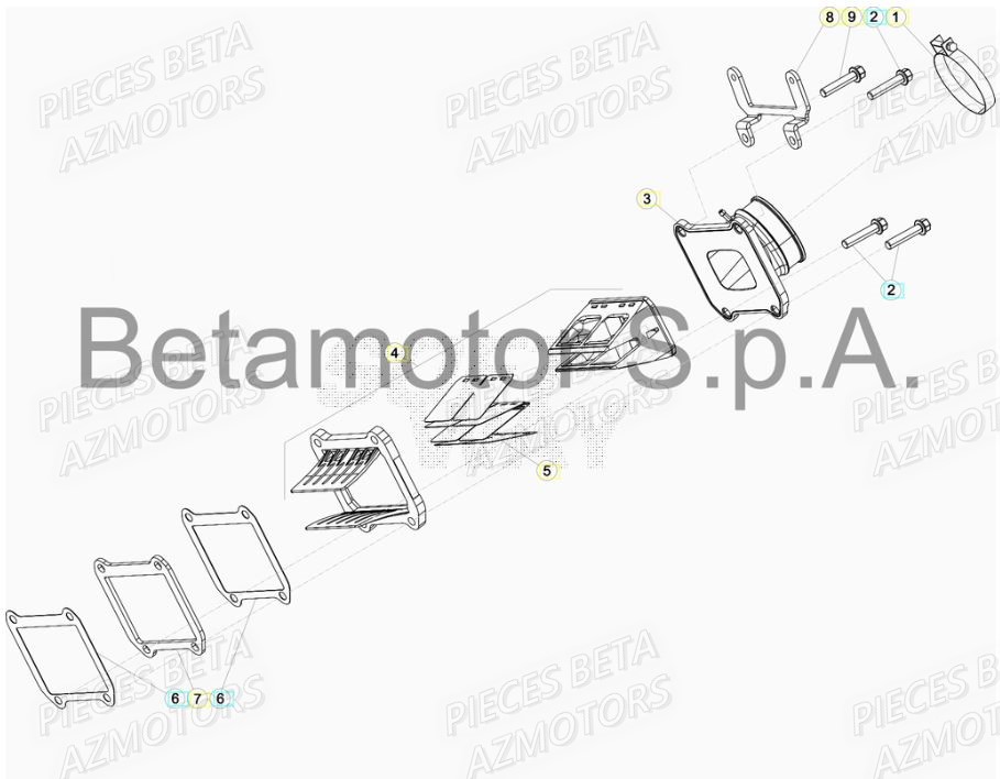 Admission BETA Pièces BETA RR XTRAINER 300 2T - [2019]