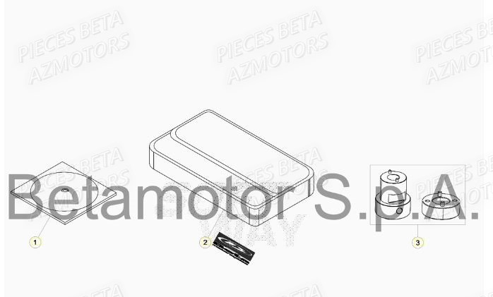 Outils BETA Pièces BETA RR XTRAINER 300 2T - [2019]