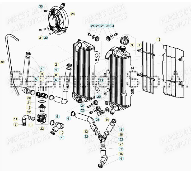 RADIATEUR pour XTRAINER 300 MY19