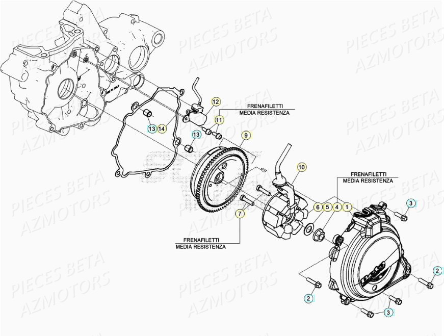 Allumage BETA Pieces BETA RR XTRAINER 300 2T - (2020)