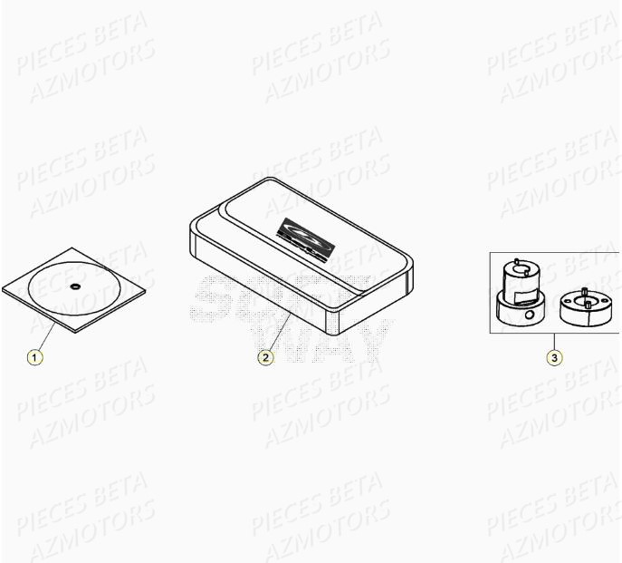 Outillages BETA Pieces BETA RR XTRAINER 300 2T - (2020)