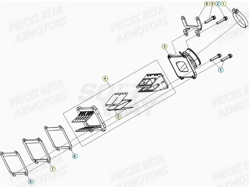 Admission BETA Pieces BETA RR XTRAINER 300 2T - (2021)