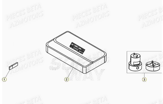 Outils BETA Pieces BETA RR XTRAINER 300 2T - (2021)