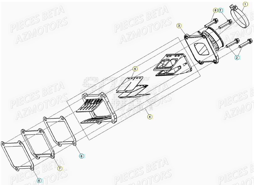 Admission BETA Pieces BETA RR XTRAINER 300 2T - (2022)