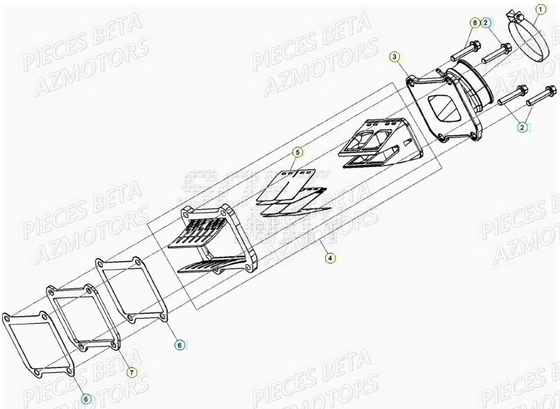 Admission BETA Pieces BETA RR XTRAINER 300 2T - (2022) 
