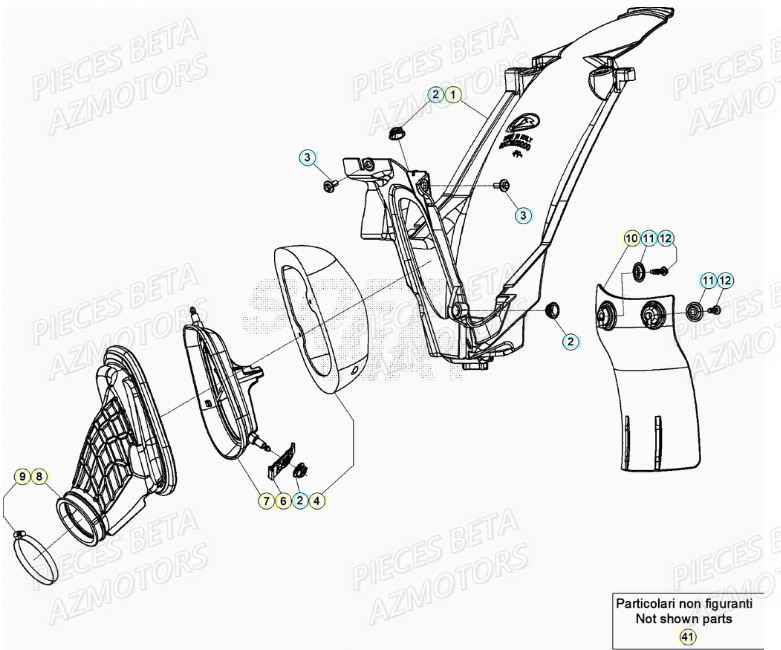 FILTRE AIR BETA pour FILTRE A AIR de XTRAINER 300 MY22