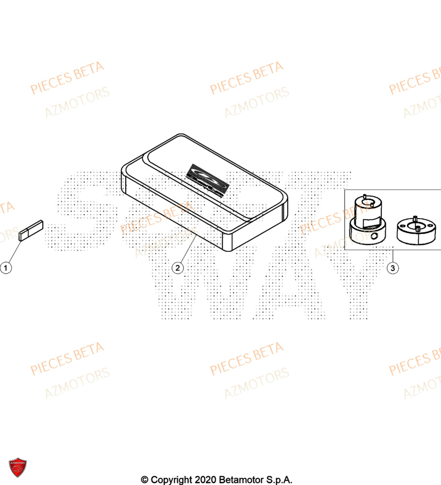 Manuel AZMOTORS Pieces BETA RR XTRAINER 300 2T - (2022)