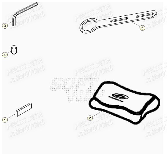Outils BETA Pieces BETA RR XTRAINER 300 2T - (2022)